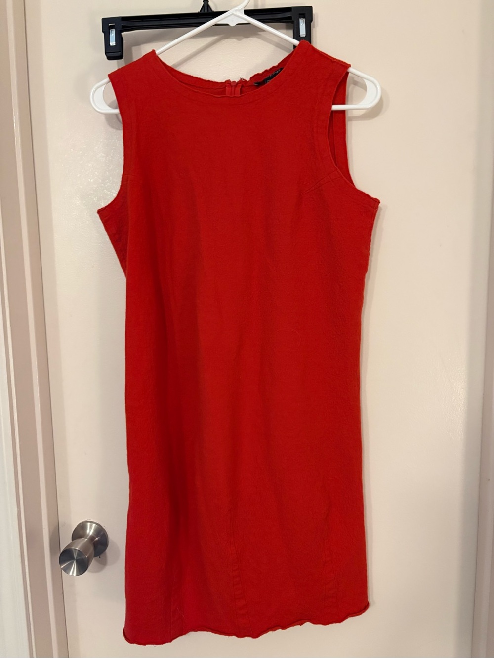 Eileen Fisher Sleeveless Mini Dress in Red size petite large